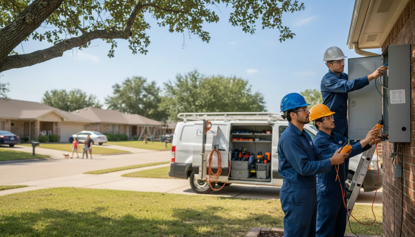Certified electrician providing emergency electrical services in Talisheek, LA